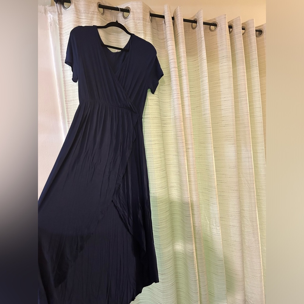 Navy blue casual dress